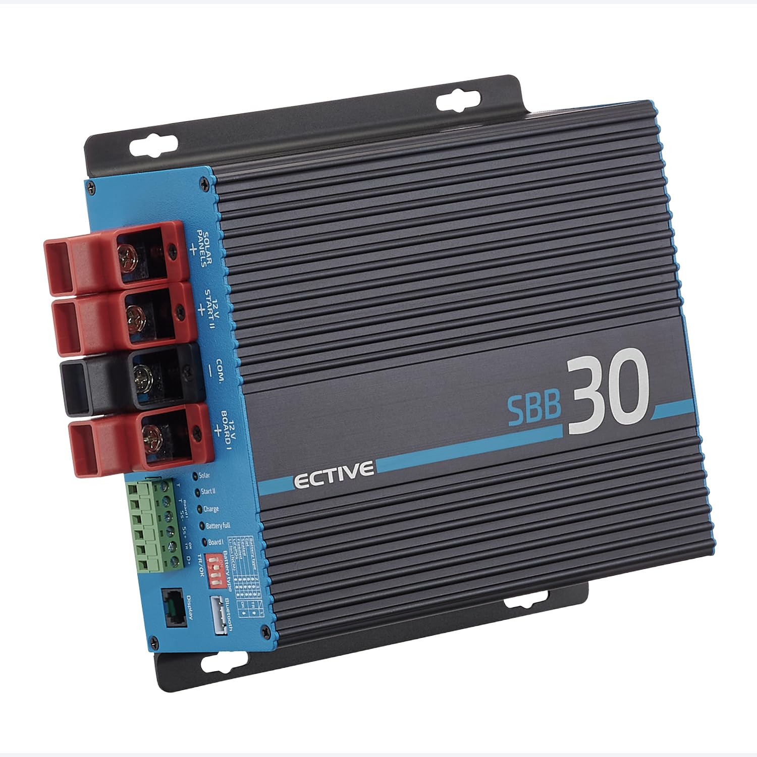 ECTIVE SBB 30 Solar-Ladebooster 30A 12V 250Wp MPPT Solarladeregler DC-DC Ladegerät AGM Gel Nass LiFePO4 Wohnmobil