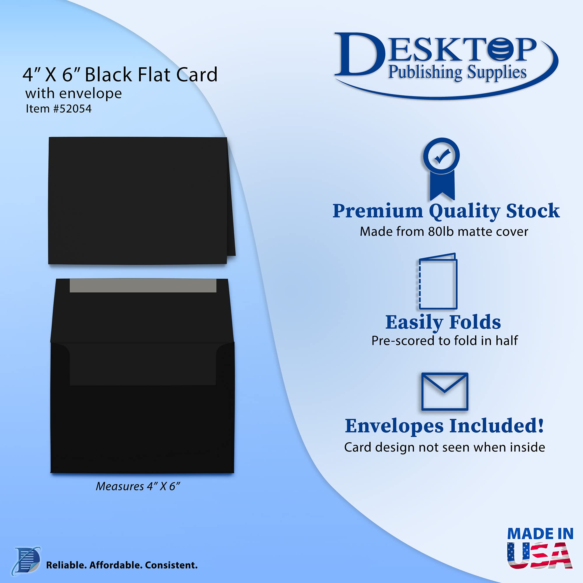Desktop Publishing Supplies 4\" X 6\" Heavyweight Blank...