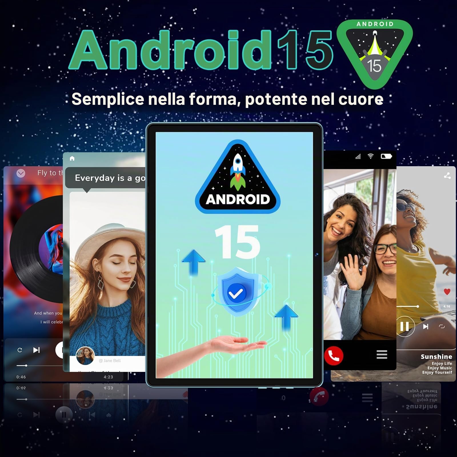 DMOAO Tablet 10 Pollici Android 15 con 30 GB RAM + 2TB ROM Espansione, FHD Tablet con Tastiera e Mouse, 5G Wi-Fi, GPS, Widevine L1, Octa-Core, USB-C, BT 5.0, 6000 mAh, 8MP+5MP, Gemini AI, Blu