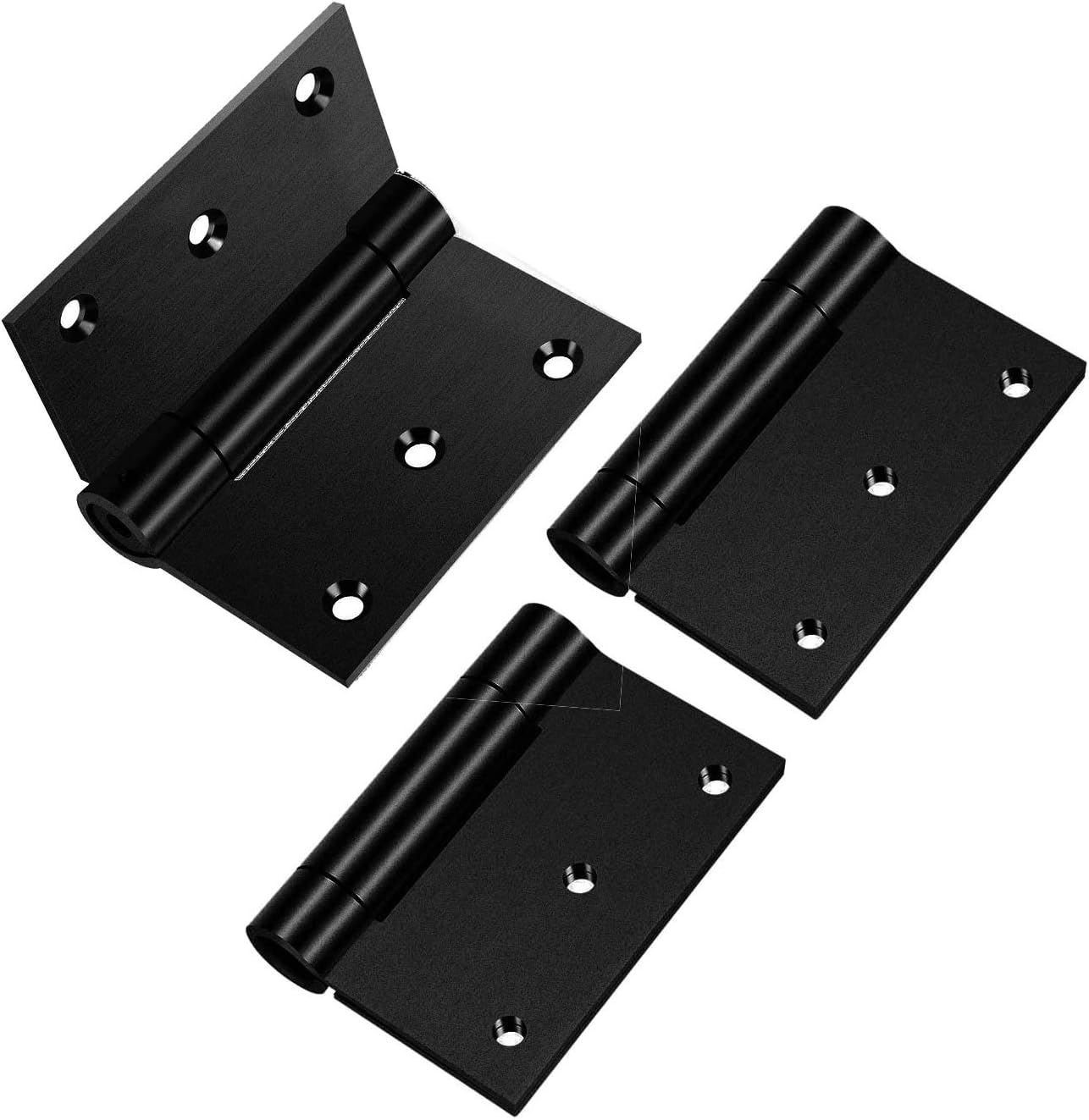 3pcs SelfClosing Stainless Steel Door Hinge Spring Door Hinge HeavyDuty Thickness 3mm (3inch