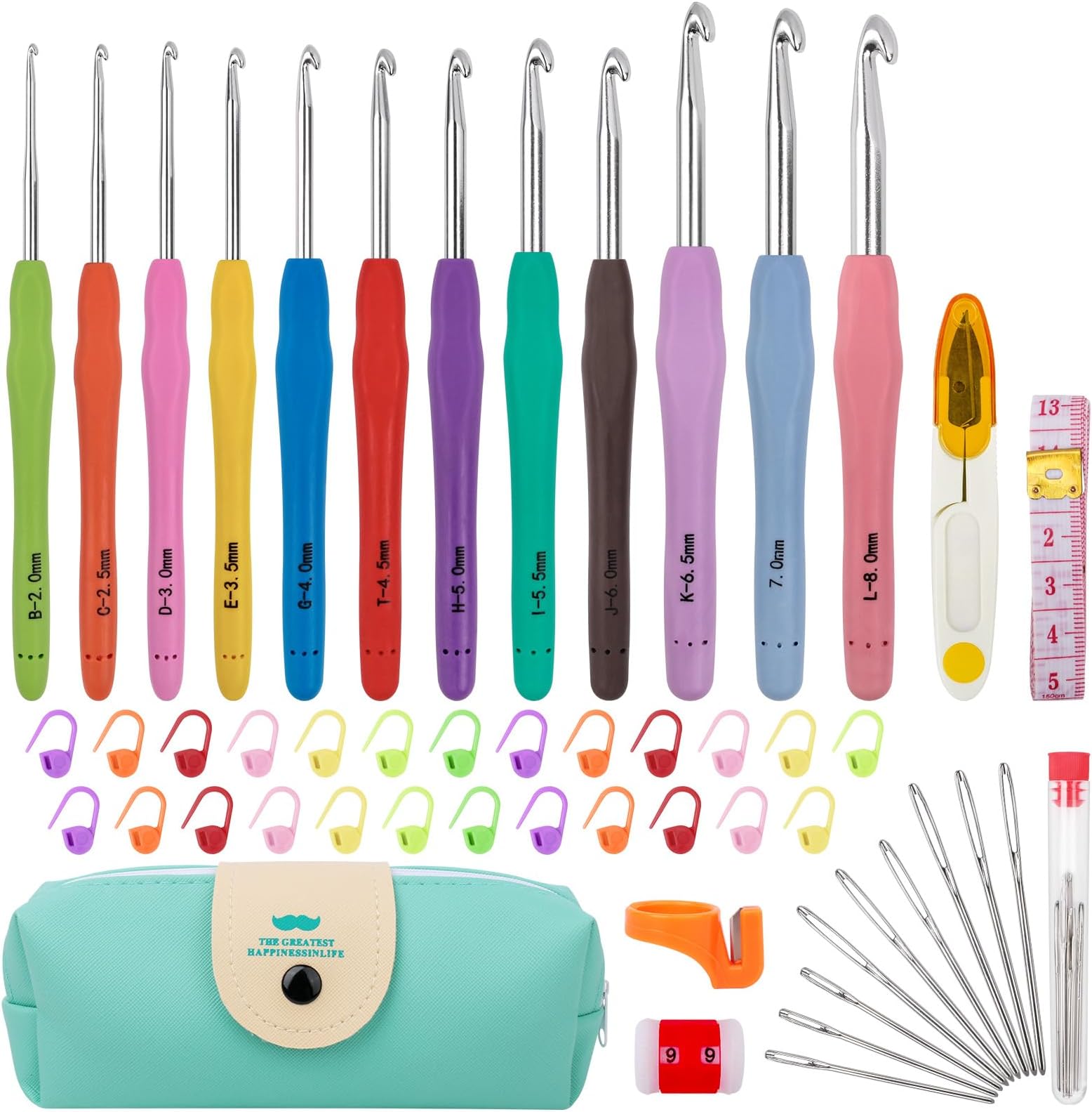 51 Pack Crochet Hooks Set