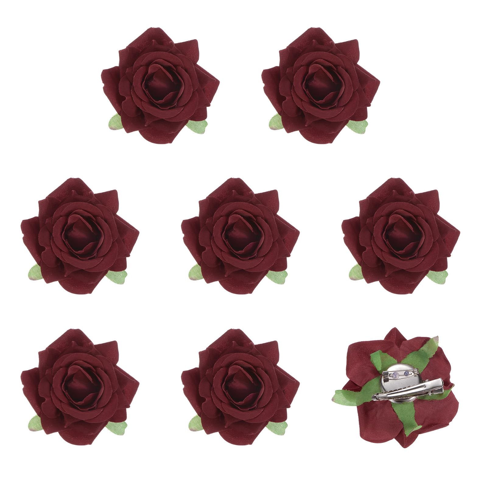 M METERXITY 8-Pack Rose Hair Clips