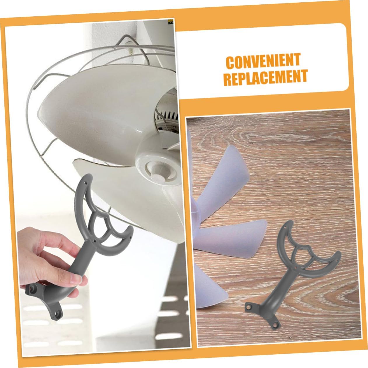 Cabilock 5Pcs Ceiling Fan Blade Arms Replacement Precision Engineered Support for Easy Installation and Convenient Replacement Compatible with Standard Ceiling Fans