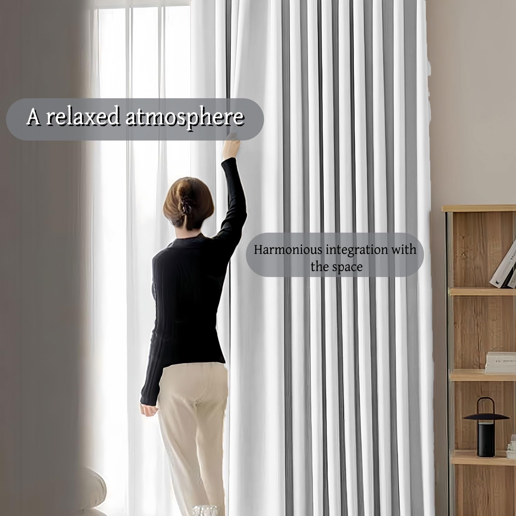 Verdunklungsvorhänge 125 x 115 cm mit Ösen, mit Gegen Kälte, Blickdicht Abdunkelnde Vorhänge, Ösenvorhang Elegant Glatt Einfarbig, Hitzeschutz für Wohnzimmer Schlafzimmer, Weiß