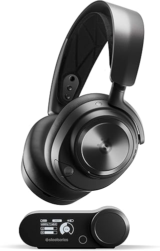 SteelSeries Arctis Nova Pro - Auriculares inalámbricos para juegos multisistema, controladores de alta fidelidad, cancelación activa de ruido,