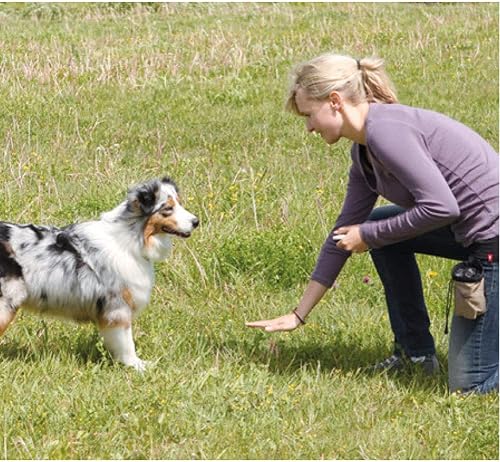 Miniatura 6 de Winod Clickers de entrenamiento para perros con correa de muñeca, paquete de 2 (negro + azul nuevo)