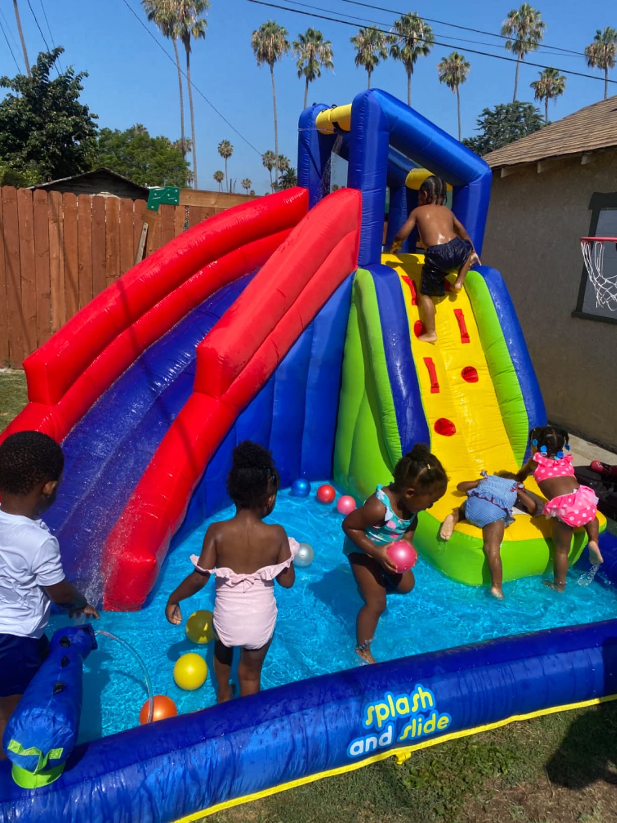 37/mo Finance Corson Tools Splash and Slide Climb Inflatable Water