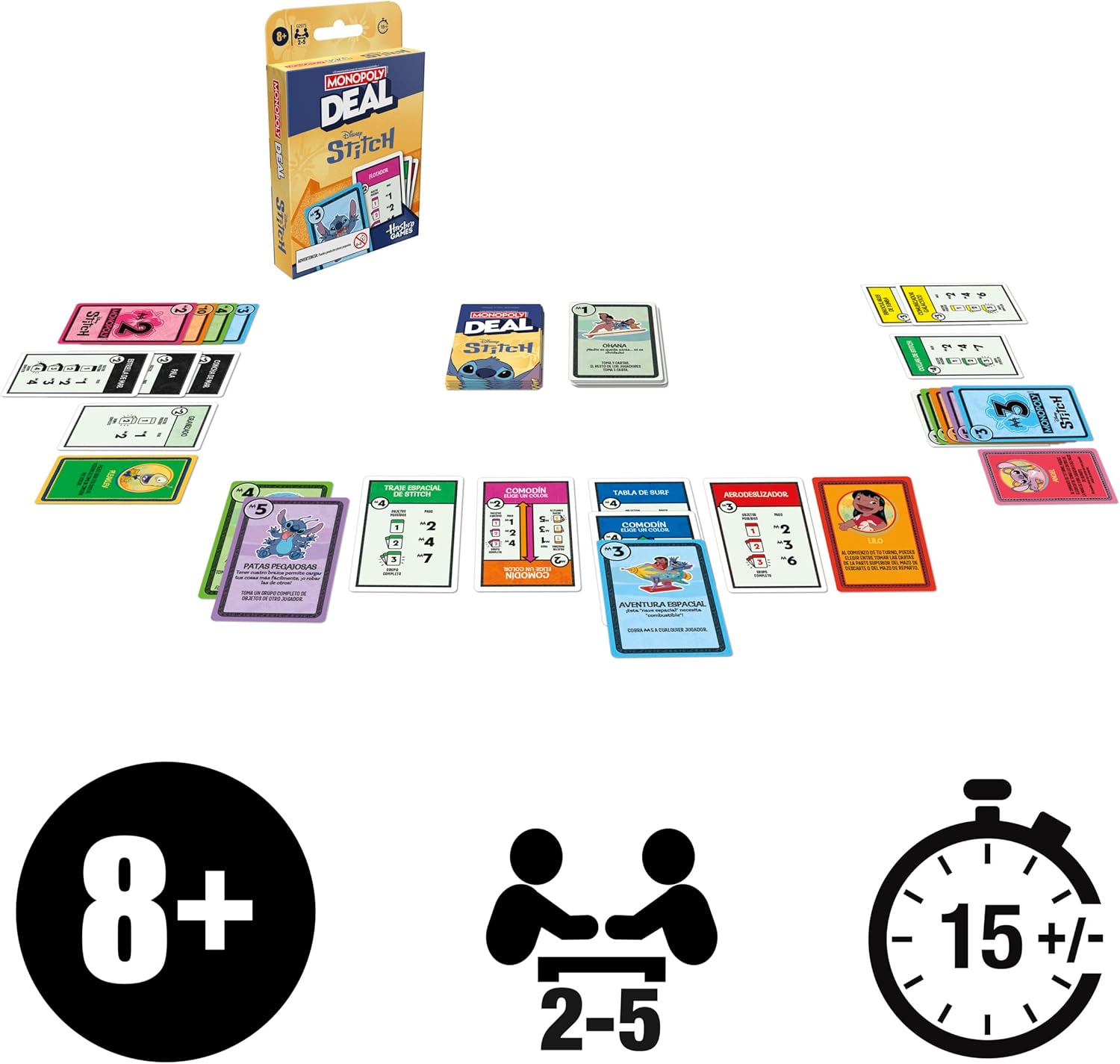 #Juegodemesa Monopoly Deal: Stitch por 5,49€