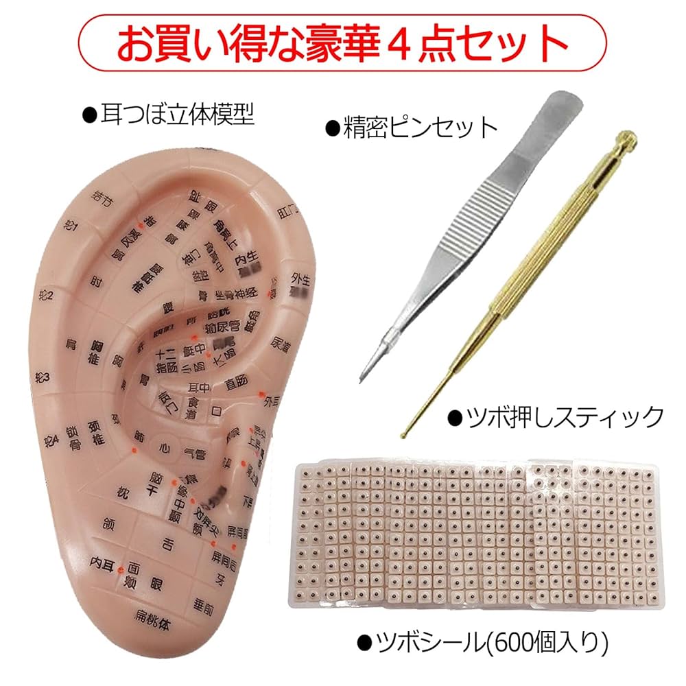 20個セット 未使用 FENGFAN 耳つぼ模型 耳ツボマッサージ 中国語表記 4個セット 未使用 FENGFAN 耳つぼ模型 耳ツボマッサージ 中国語