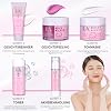 Skin Care Sets - 5-Step Skin Care Set with Facial Cleanser Face Scrub Toner Facial Toner and Acne Serum for Teenagers and Adults