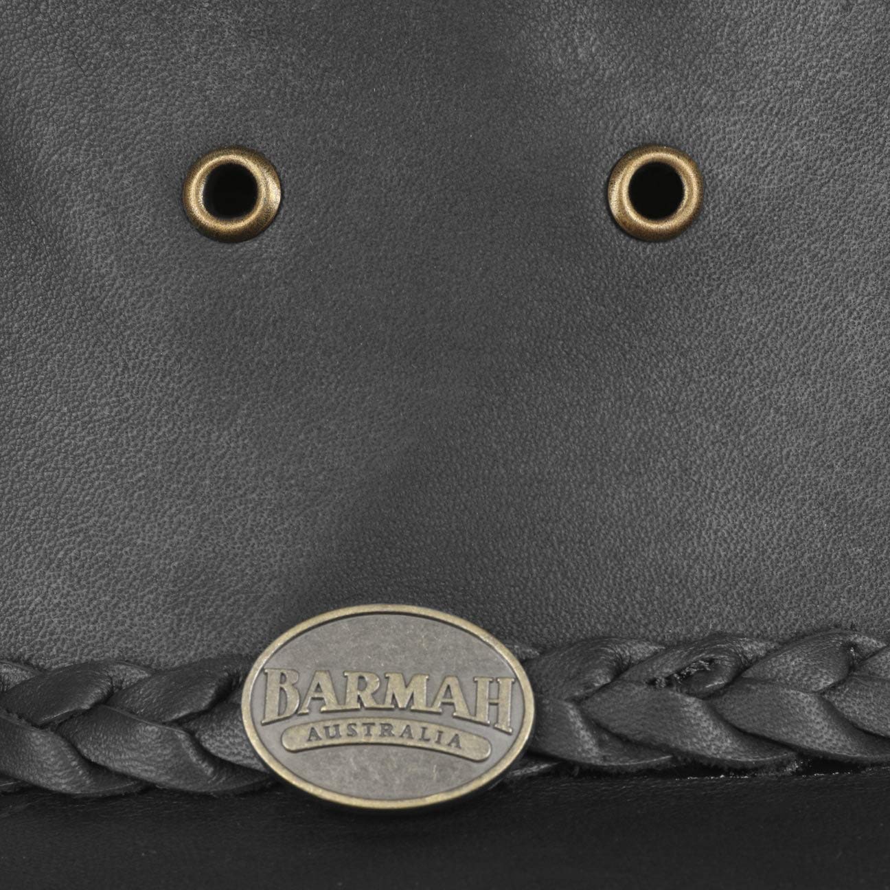 Barmah Squashy Outback Cappello Uomo - Made in Australia Pelle Stockman con Fascia Pelle, pistagna Estate/Inverno Primavera Estate Autunno Inverno