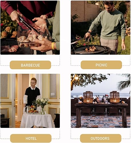 Miniatura 3 de Luxshiny Recipiente de plástico para tocino con tapa, transparente hermético, para carne, cortes en frío, ahorro de queso, contenedores de