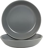 Vista 12 de Double Line - Plato llano de 10.5 pulgadas, juego de 6, verde esmeralda