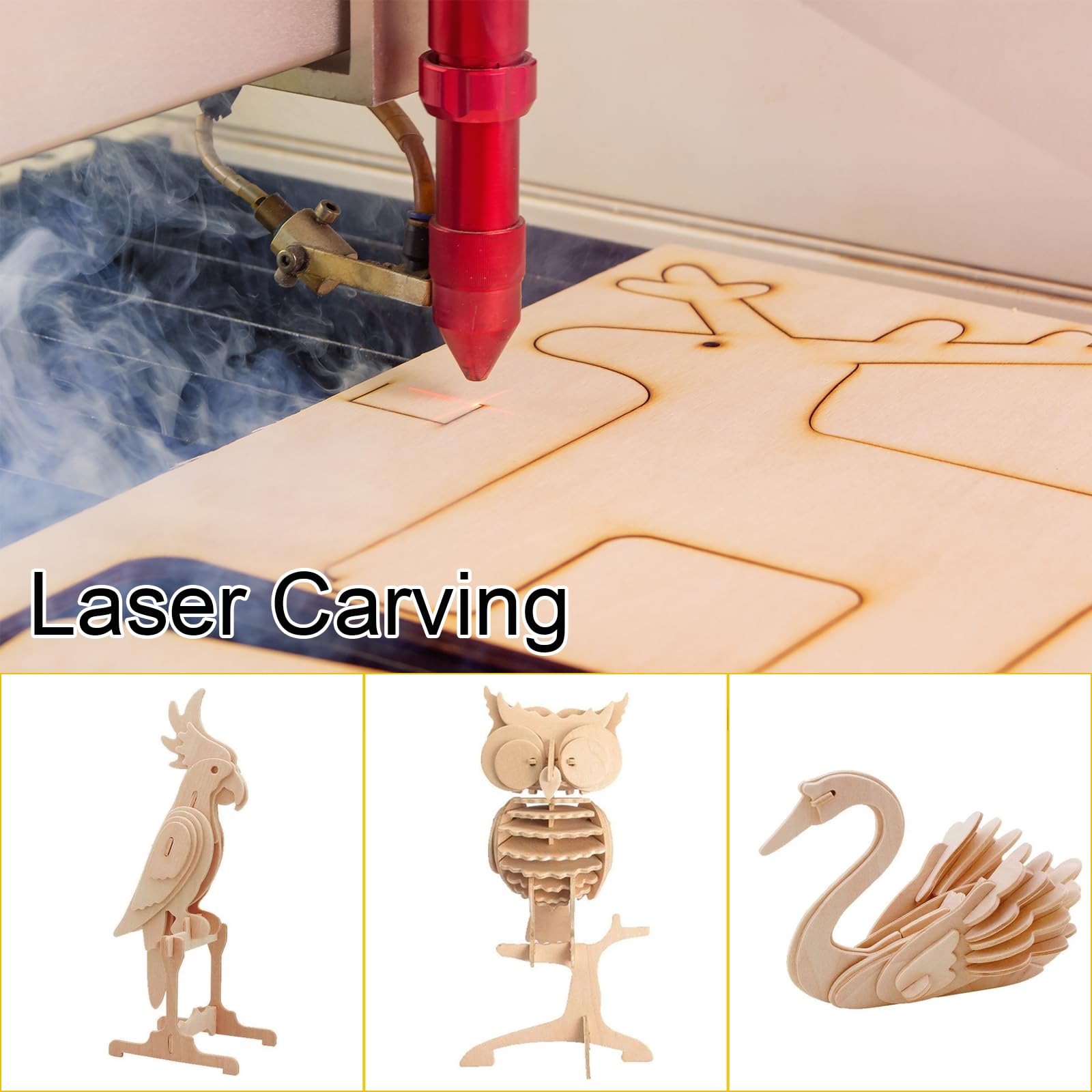 12 Fogli Compensato Tiglio A5 - 3mm Spessore | Per Modellismo E Fai Da Te | Legno Da Intaglio