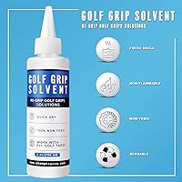 Vista 2 de CHAMPKEY Deluxe Grip Repair Kits for Regripping Golf Clubs - Inlcudes Hook Knife, 2" x 10" Professional Tapes, 5 oz Solvent and Rubber Vise Clamp