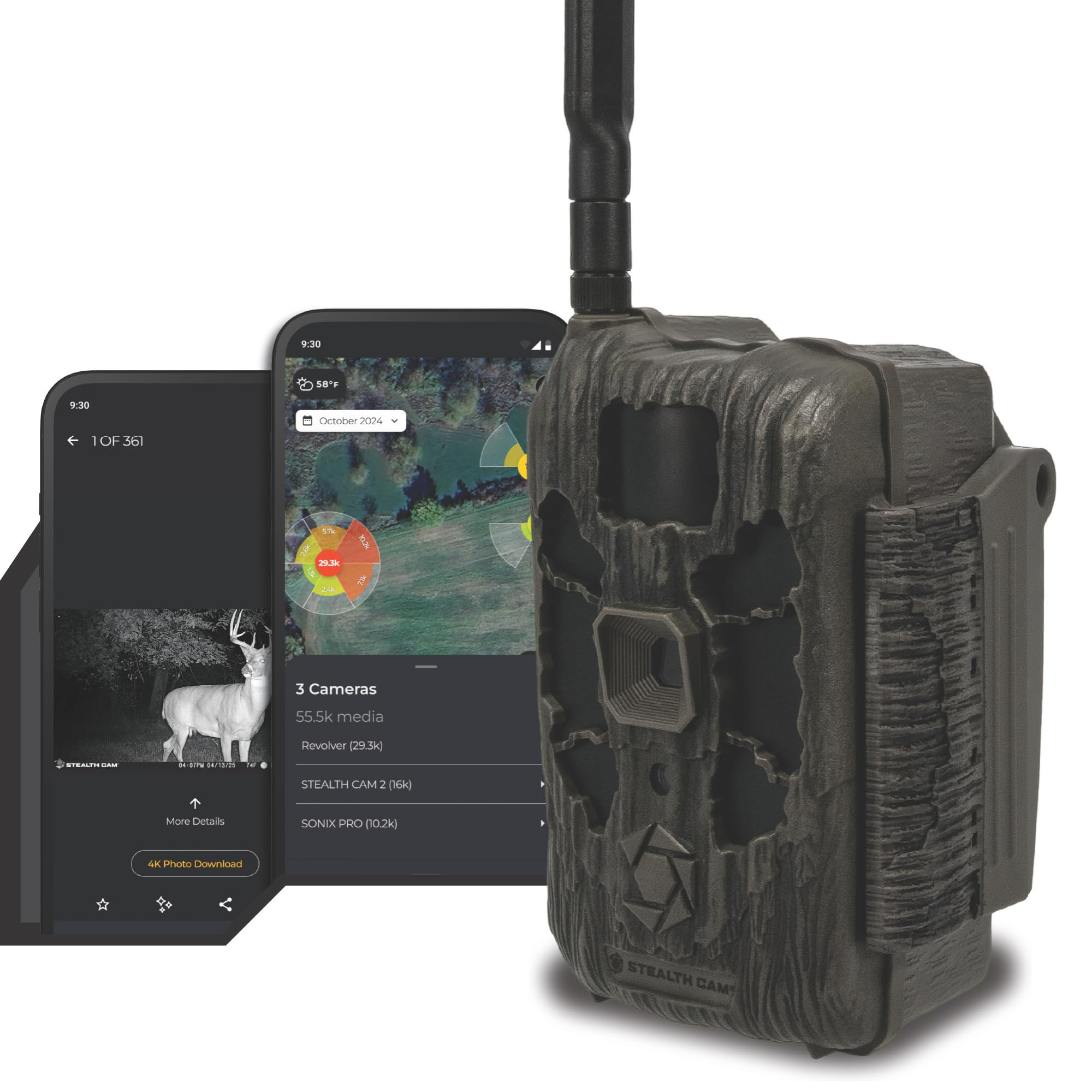 Stealth Cam Deceptor MAX 3.0 50MP 1440P 0.3s 100 940nm on Demand GPS