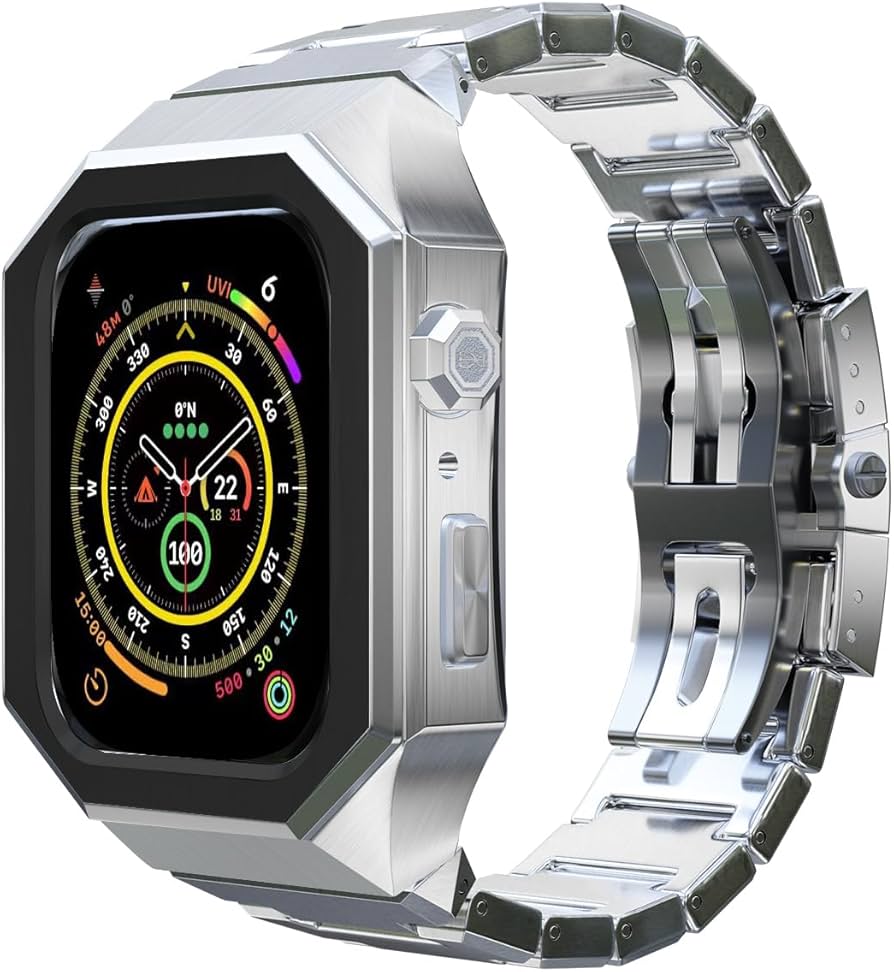 アップルウォッチ カスタム　パーツ　ケース 44/45MM 高級, Amazon.co.jp: [RACINGPREMIUM] カスタムAppleWatchフルシリーズ