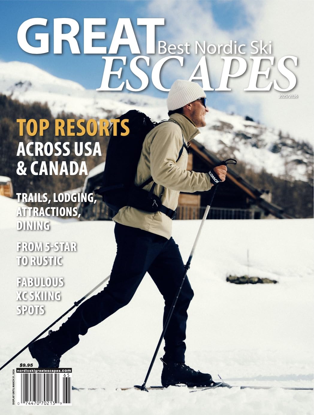 Best Nordic Ski Great Escapes 2026      Paperback – December 12, 2025