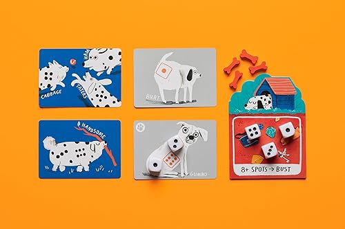 Miniatura 3 de Juego de dados CMYK Spots – ¡Un juego sobre tirar dados, aumentar tu suerte y perros!