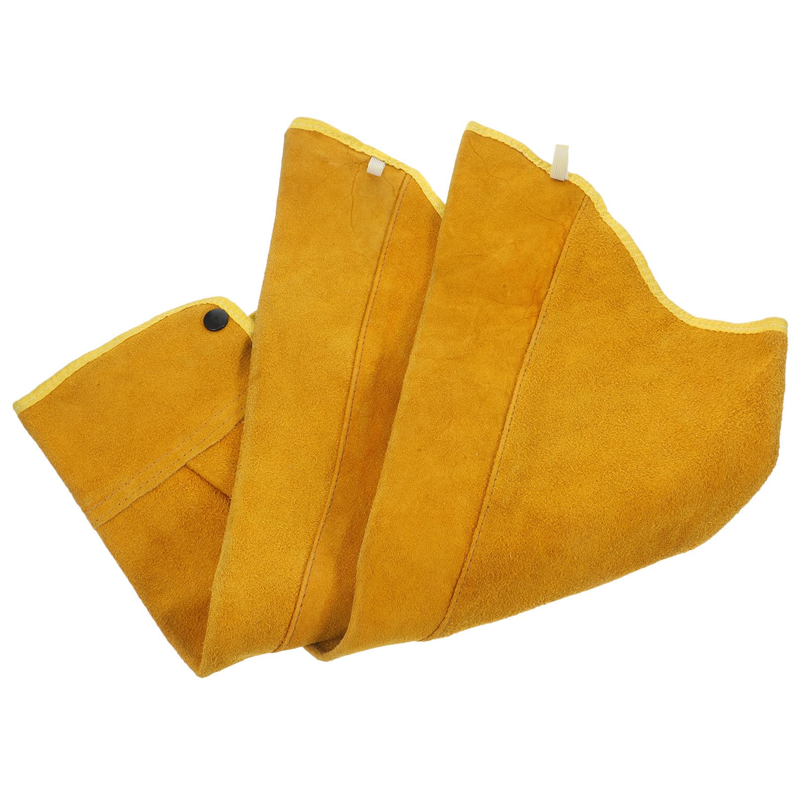 Mangas de soldadura de cuero vacuno resistentes al calor para proteger tus brazos 8