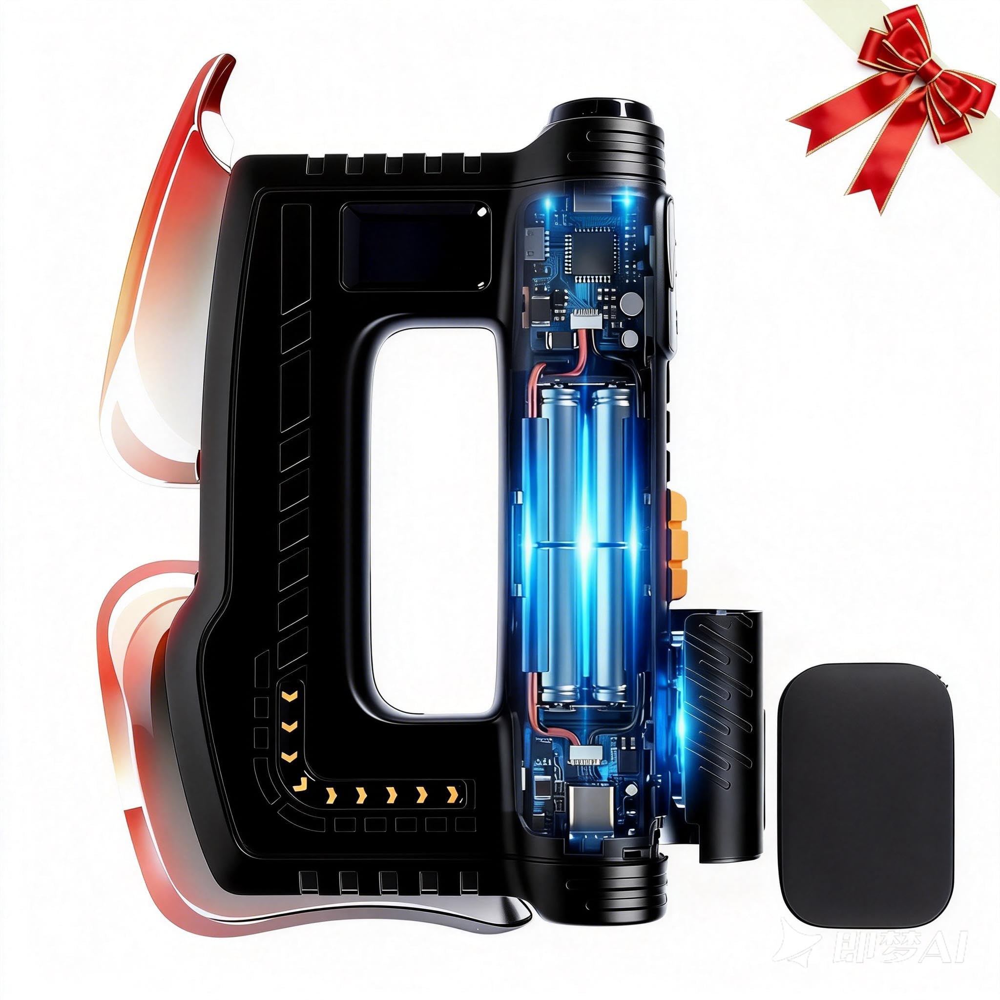 Muscle Relaxation Electric Fascia Knife Multifunctional Massage Tool, Muscle Scraper Tool, Heated Scraper Massage Tool Applicable to The Whole Body