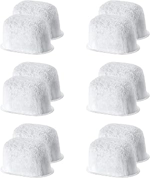 12 Pack of Replacement Water Filter for Breville BWF100 BES870 BES810 BES990 BES980 BES900XL BES870XL BES860XL BES840XL BKC600XL Activated Charcoal