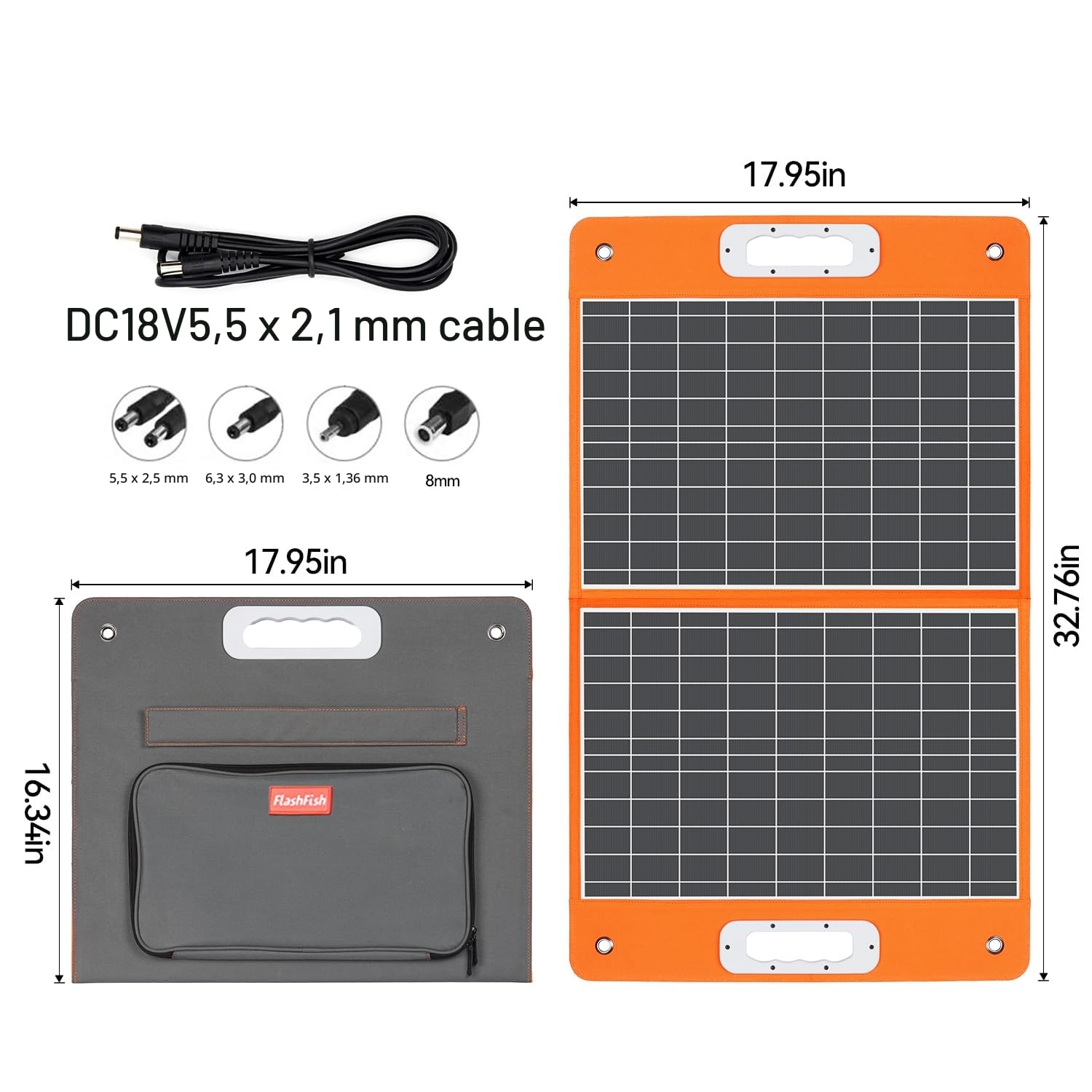 Estación de energía portátil FlashFish de 144,3 Wh con panel solar de 60 W, generador solar de 200 W con iluminación de 230 V AC/tipo C/LED, batería de repuesto para camping, viajes y energía de