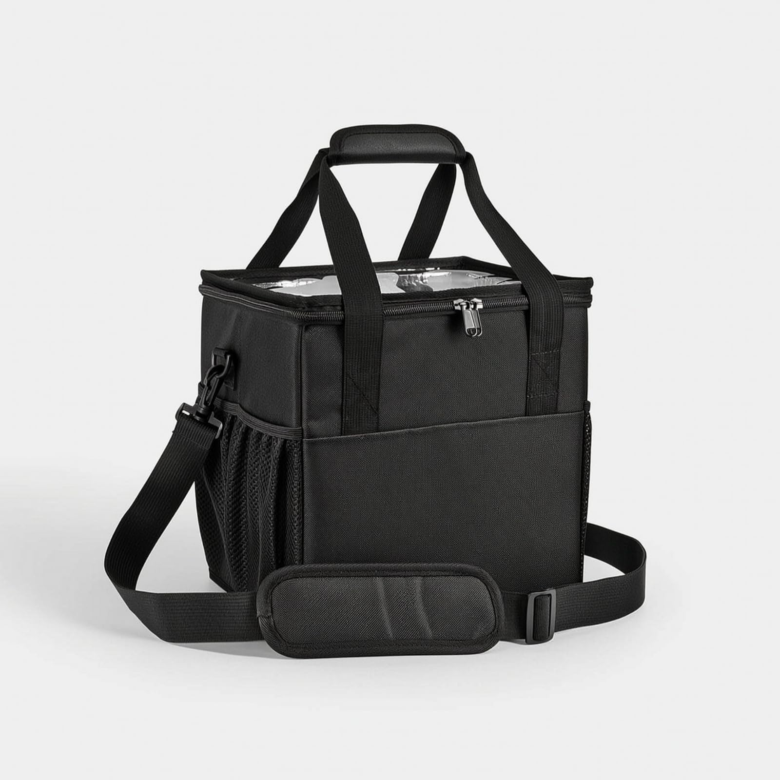 Sac Isotherme avec Séparations Pliable Sac Porte-Boissons avec Séparateur Thermique Porte-Boissons Poignée pour Navetteurs
