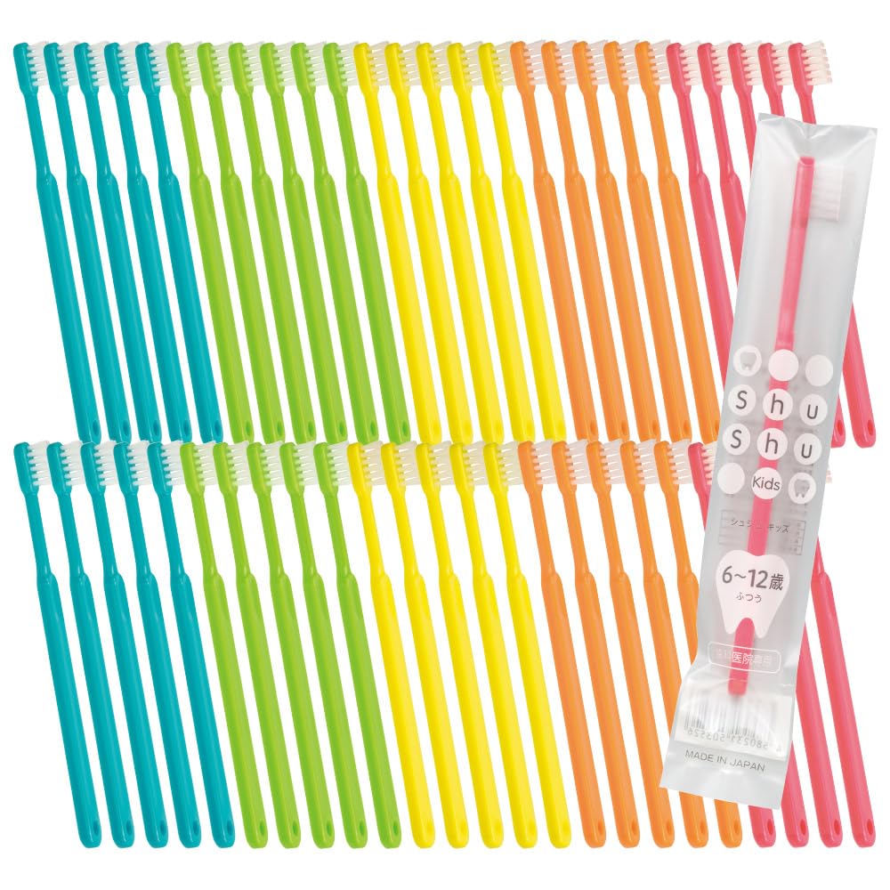 フィード Shu Shu キッズ 6～12歳用 50本 ふつう 歯科専売品 まと…