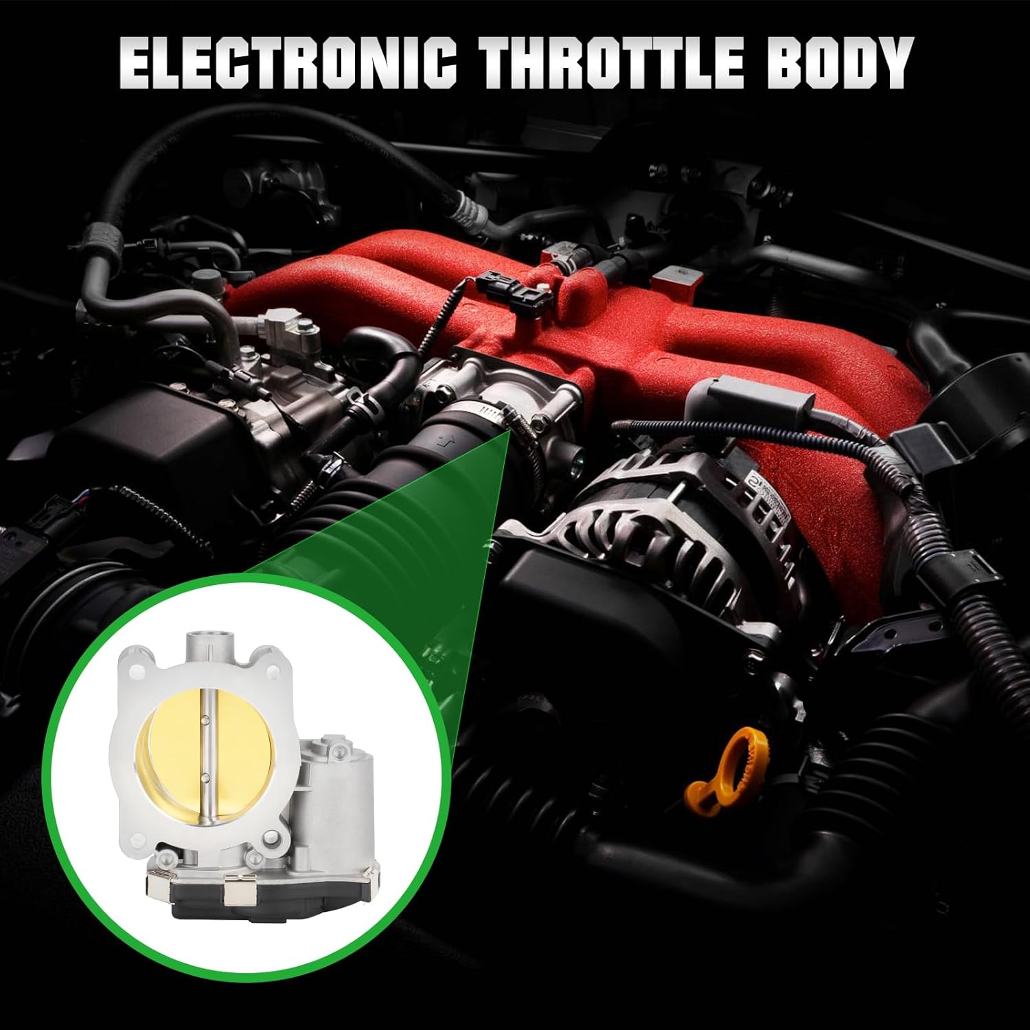 Electronic Throttle Body for Chevy Malibu/Impala/Colorado/Blazer 2.5L, for GMC Canyon/Acadia 2.5L, for Buick Envision/Lacrosse 2.5L, 2013-2020, Replace for 12670839