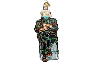 Old World Christmas Where's Bernie Glass Christmas Tree Ornament