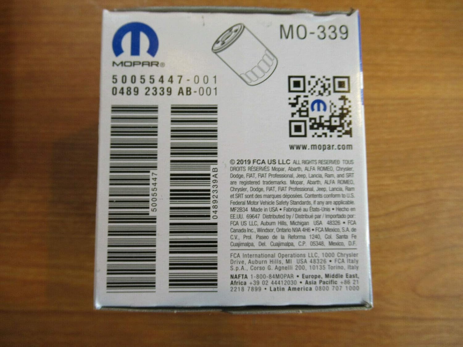 Dodge Ram 1500 5.7L Hemi Mopar MaxPro 5w20 Oil & Filter Change Kit OEM