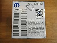 Vista 6 de Dodge Ram 1500 5.7L Hemi Mopar MaxPro 5w20 Oil & Filter Change Kit OEM