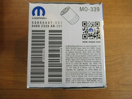 Miniatura 6 de Dodge Ram 1500 5.7L Hemi Mopar MaxPro 5w20 Kit de cambio de aceite y filtro OEM