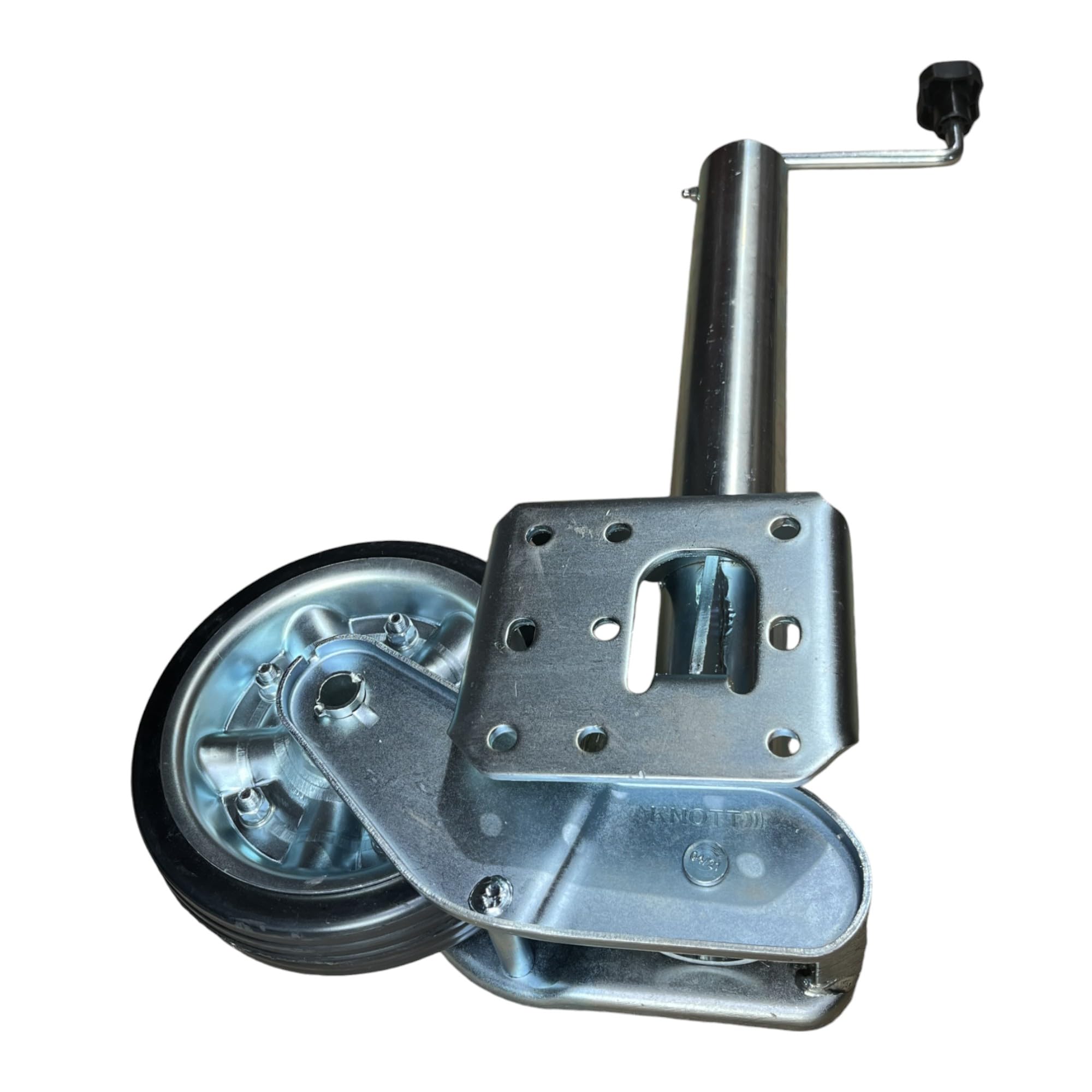 mb-m Automatisches Stützrad für Anhänger, 500 kg Tragkraft, 200x50 mm