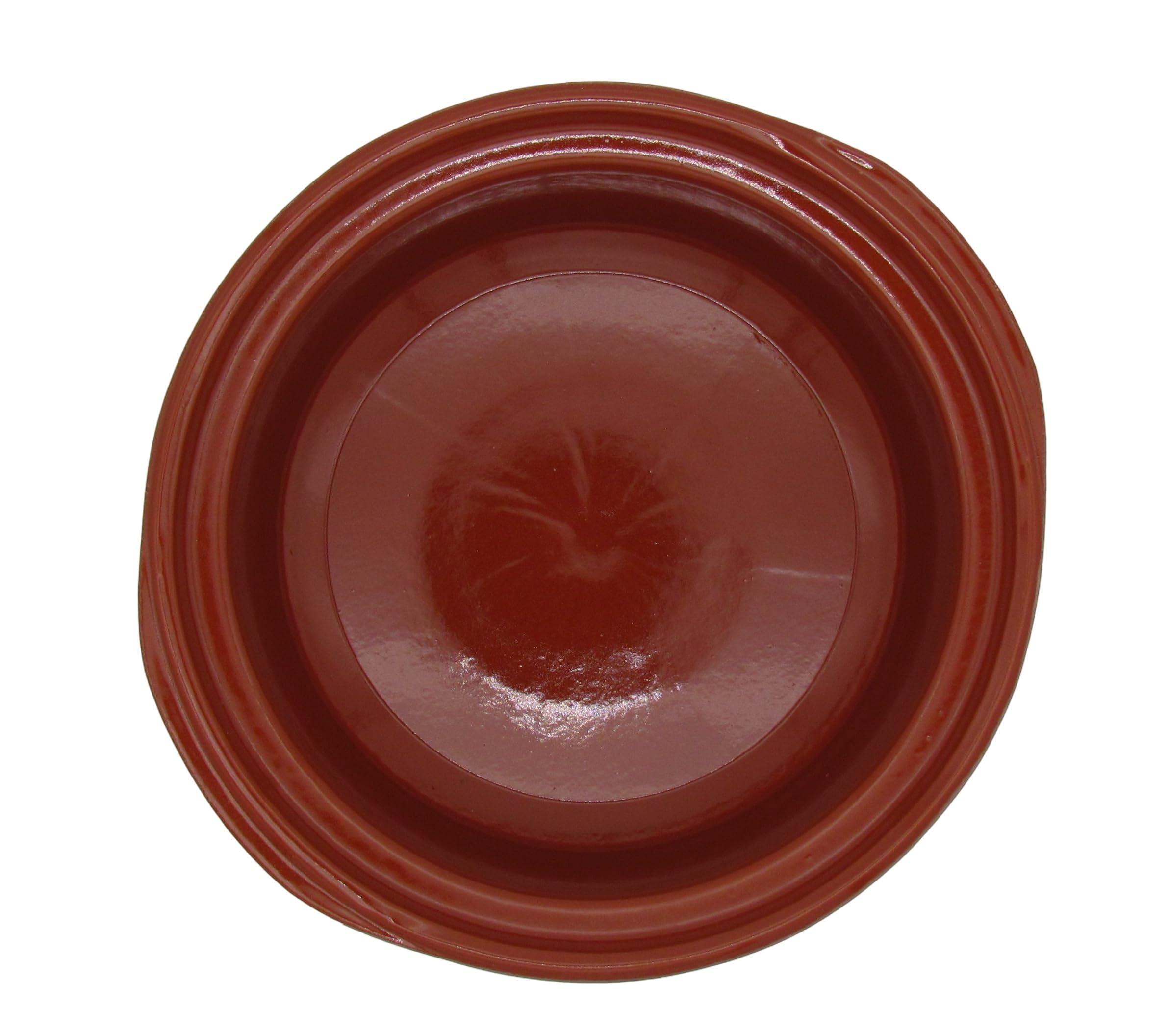 Ton-Cocotte mit Deckel 1,5 – 4,5 Liter - 4er Set – Glasierte Schmortopfe für Ceran, Gas, Ofen & Grill – Mediterraner Tontopf spülmaschinengeeignet