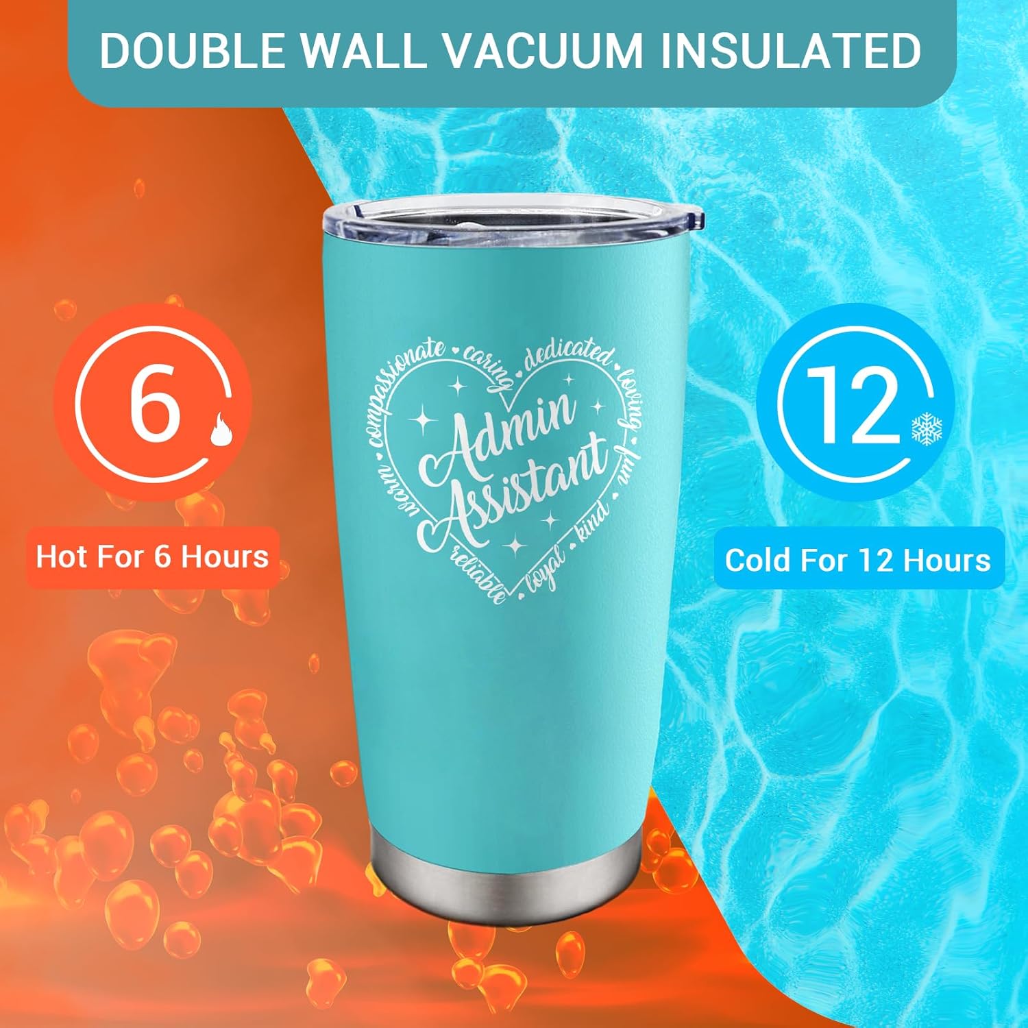 Administrative Assistant Gifts for Women, Administrative Professional Day Gifts, Admin Assistant Appreciation Gift 20 oz Stainless Steel Tumbler, Admin Assistants Gift Ideas - Image 4