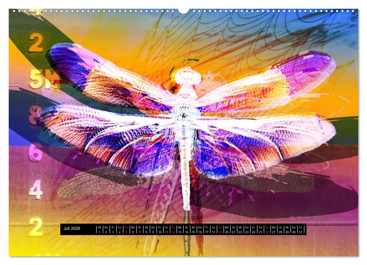 POP ART 3500 (hochwertiger Premium Wandkalender 2026 DIN A2 quer), Kunstdruck in Hochglanz: Bildcollagen, Foto Design, Grafik Artist, Mischtechnik, Popart, Landscape (CALVENDO Kunst)
