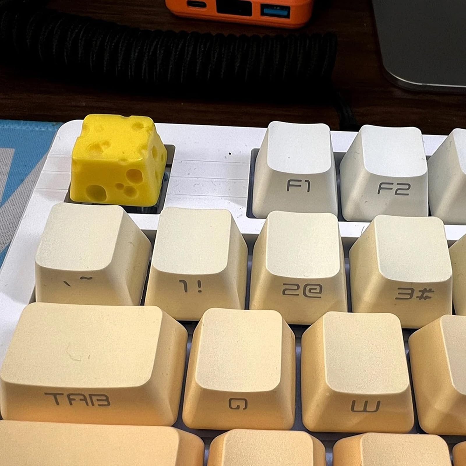 Amazon.co.jp: チーズ型樹脂キーキャップ十字軸メカニカルキーボード用