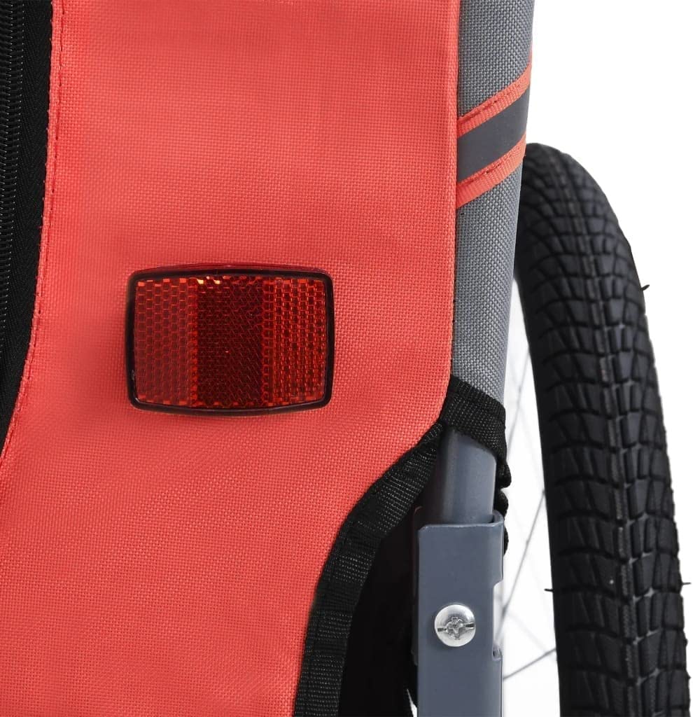FAXIOAWA Rimorchio per Bicicletta, rimorchio per Bici Portatile per Cani da Viaggio e deposito, Passeggino per Animali da Esterno, Pratico portabiciclette spazioso e Confortevole