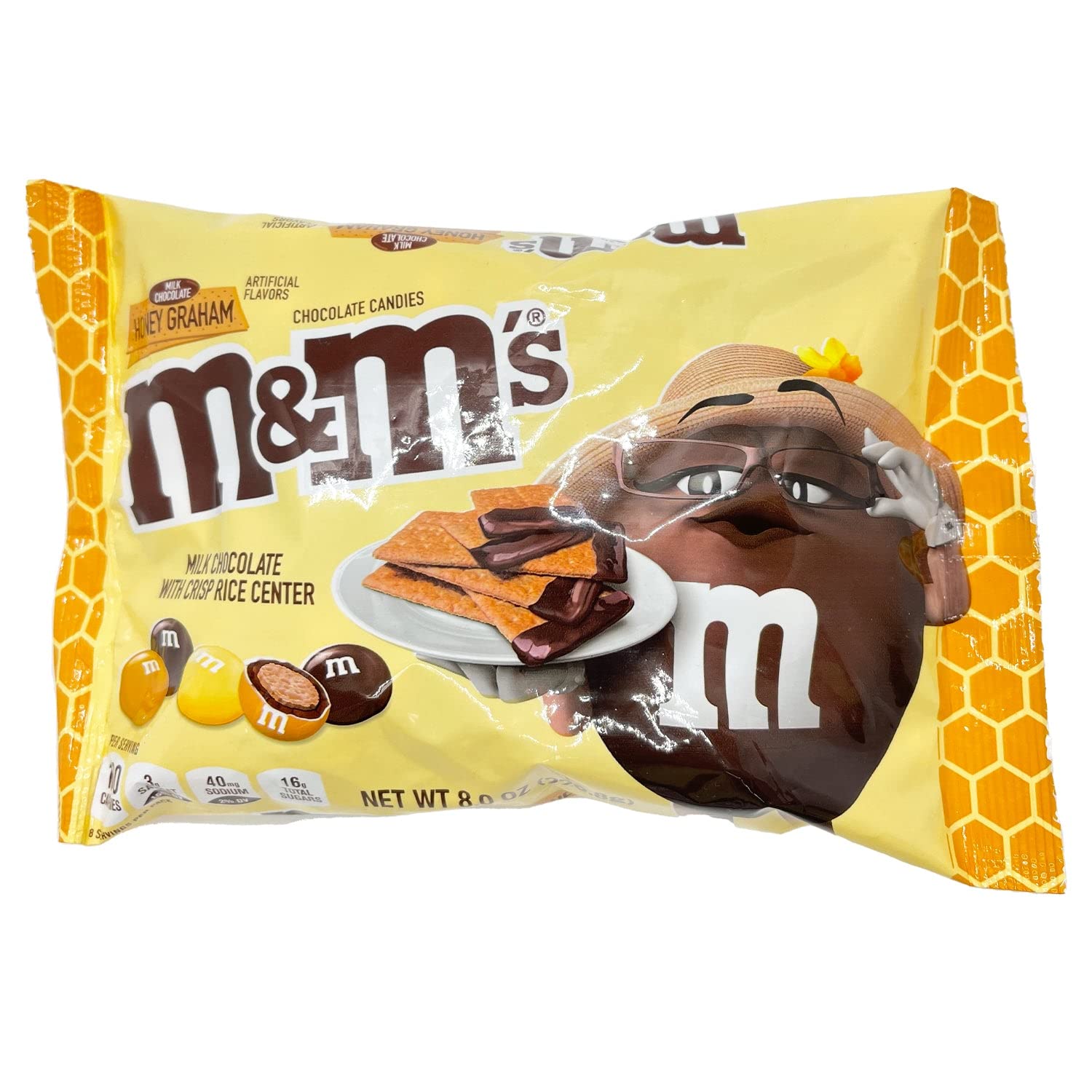 M&M Milk Chocolate Honey Graham 8 oz. Bag