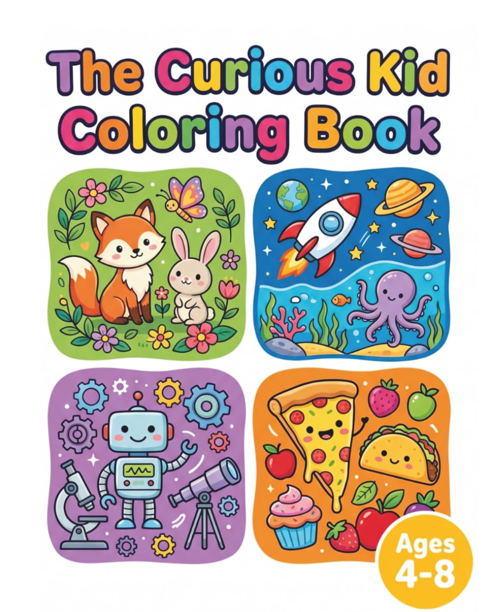 The Curious Kid Coloring Book