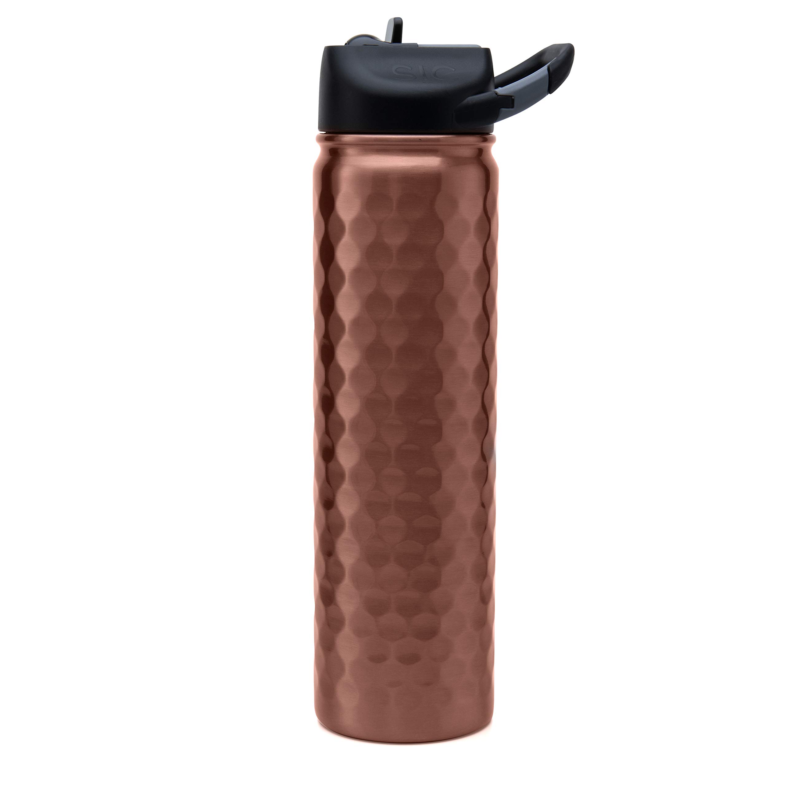 Seriously Ice Cold SIC 27 Oz. Triple Layer Vacuum Insulated 18/8 Stainless Steel Water Bottle Thermos | Powder Coated with Wide Mouth Lid and Integrated Carabiner | Sports, Outdoors, College