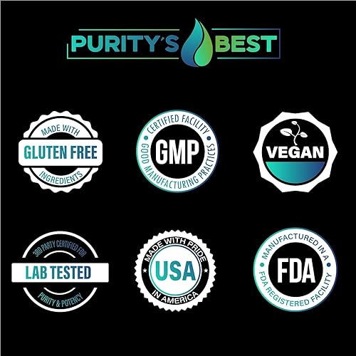 Miniatura 9 de Purity's Best 4 MAGNESIOMS, glicinato de magnesio premium, malato, L-treonato, citrato, 300 mg, 180 cápsulas vegetales, probado por terceros,