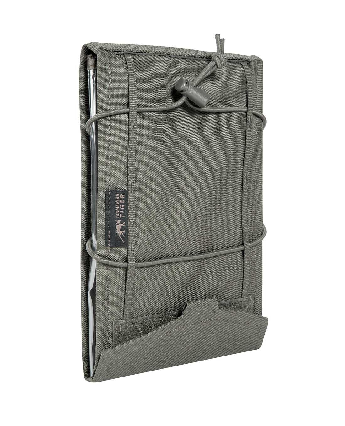 Tasmanian Tiger TT Map Pouch MKII wodoodporna i odporna na zabrudzenia torba na karty z przezroczystymi przegródkami do opisywania, szary kamienny-oliwkowy IRR, Dodatkowa torba