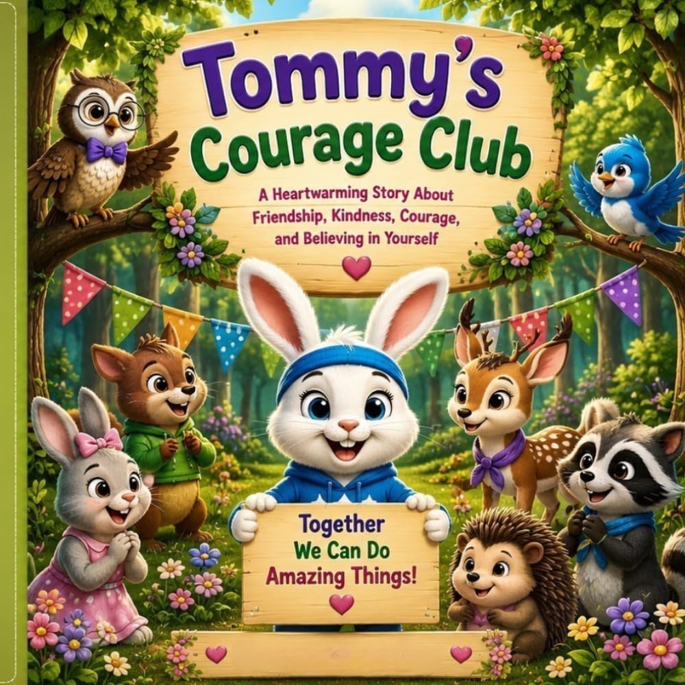 Tommy’s Courage Club: A Heartwarming Story About Friendship, Kindness, Courage and Believing in Yourself