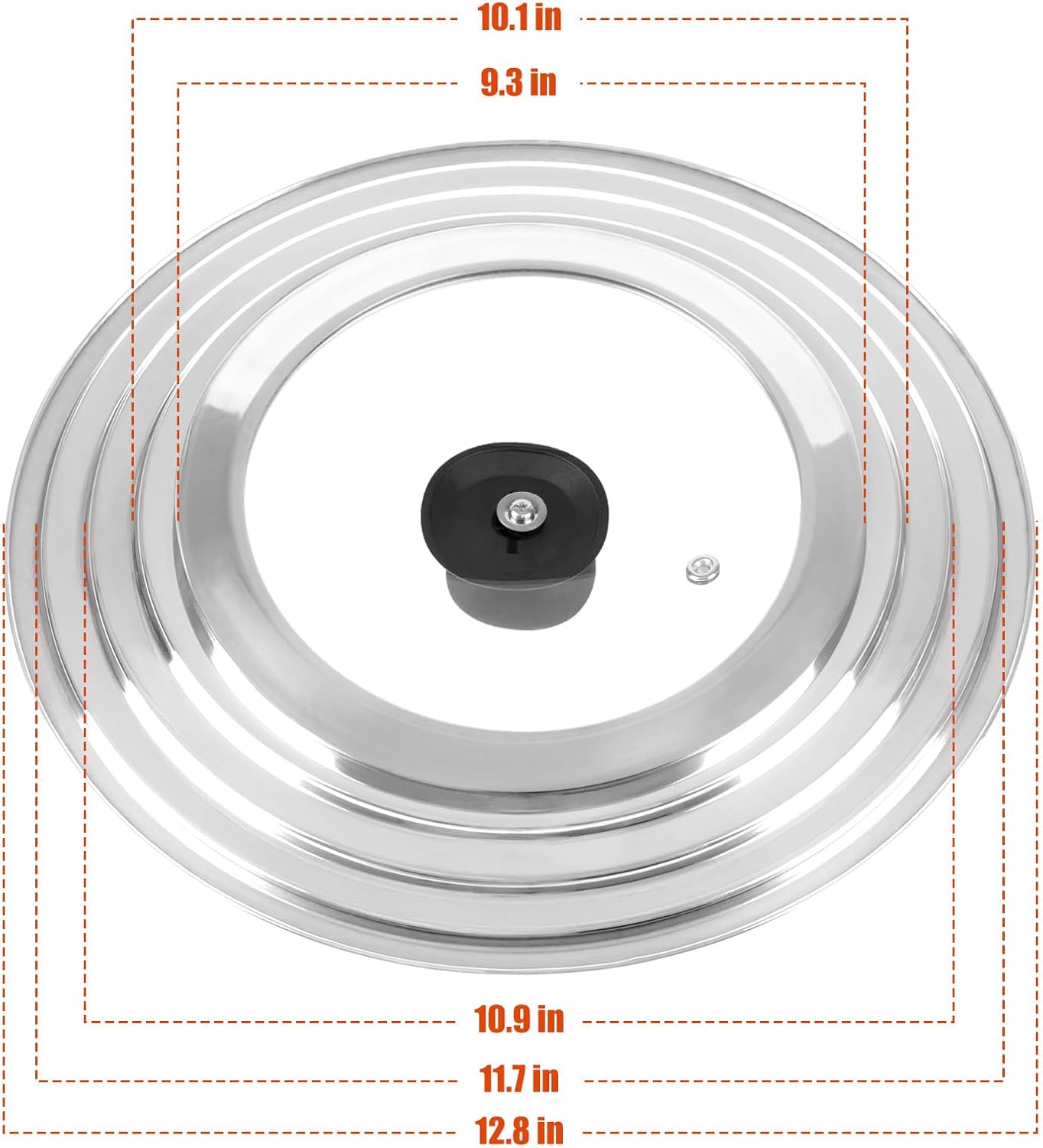 Universal Skillet Lid with Multiple Size Options
