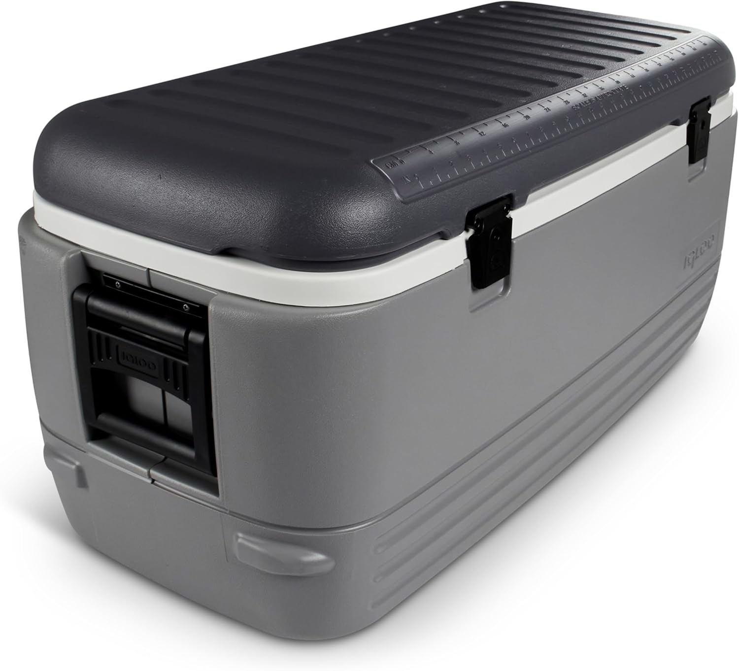 Igloo Hard Cooler | Polar & Party Bar Series | Insulated Ice Chests Polar Grey 120 Qt