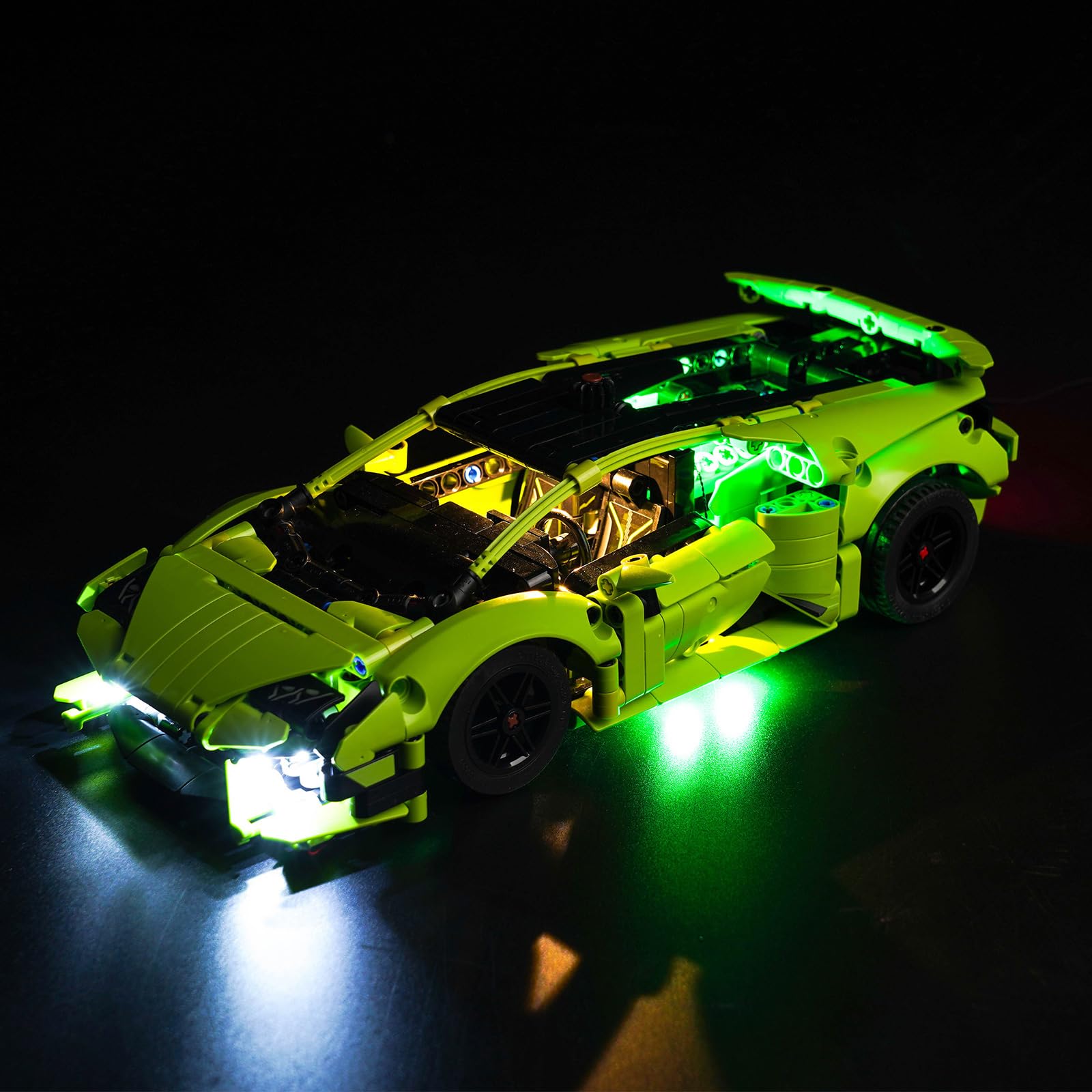 Light Kit Compatible with Lego Lamborghini Huracán Tecnica 42161 (No Model)