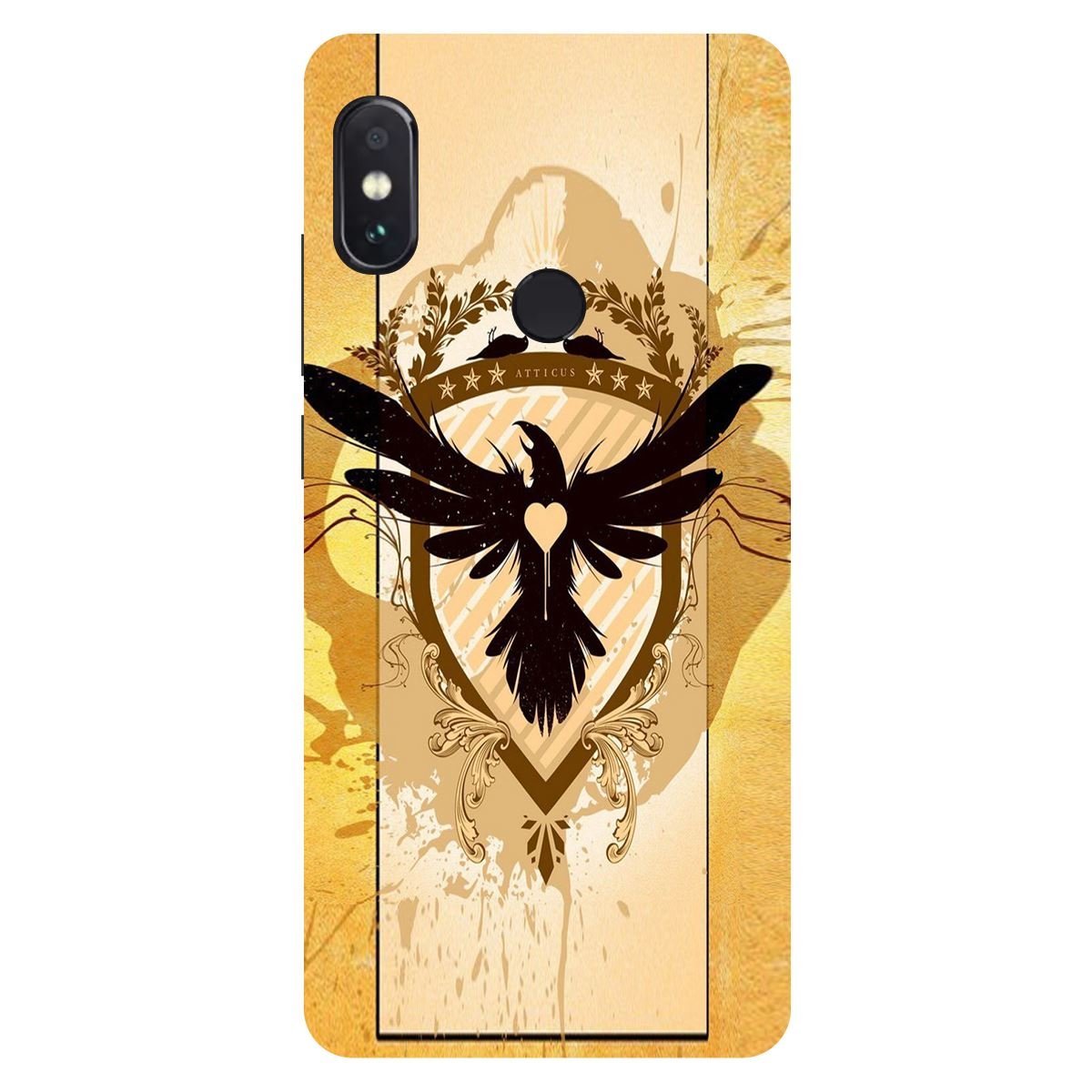 MSC Atticus / Crow Hard Polycarbonate Designer Back Case Cover For VIVO V9 / Vivo V9 / V9